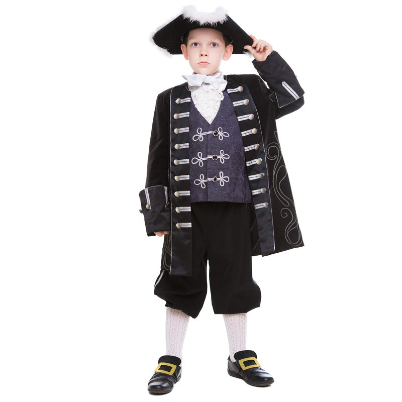 Skeleteen Colonial Shoe Buckle Accessories - Historical Gold Shoe Buckles Costume Accessory - Image 4